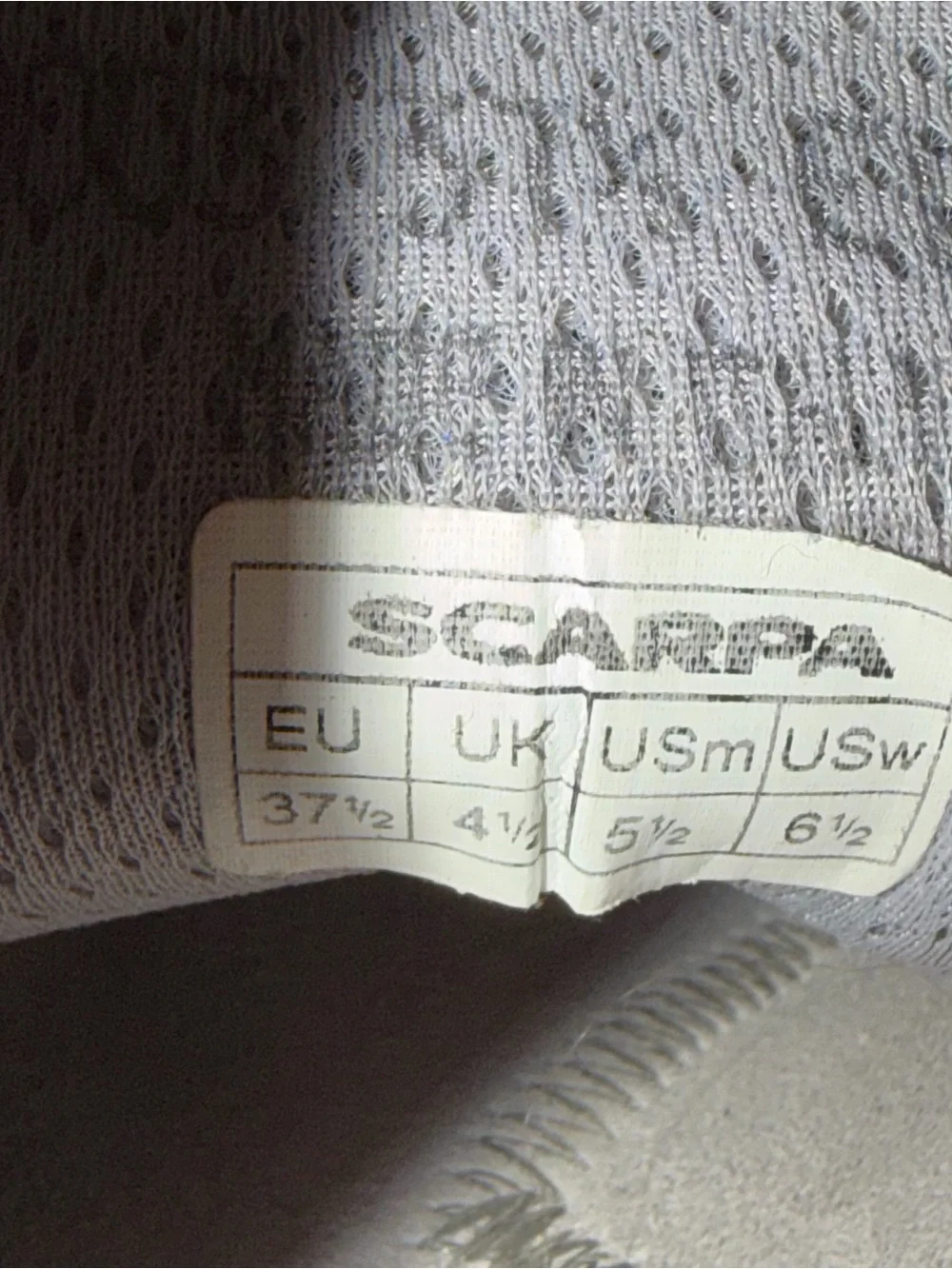 SCARPA 6.5 Women's Helix Lace-Up Rock Climbing Shoes Trad Sport Suede Italy